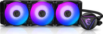 MSI MAG CoreLiquid 360R V2, 3x 120mm, 500-2000rpm, 14.3-34.3dB(A), 36.8-133.8m³/h, 0.23-2.39mmH2O