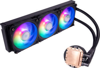 Cooler Master MasterLiquid PL360 Flux Komplett-Wasserkühlung 3x 120mm, 0-2300rpm, 32dB(A), 122.96m³/h, 2.96mmH2O