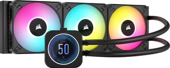 Corsair iCUE H150i Elite LCD XT WaKü-Set, 3x 120mm, 550-2100rpm, 5-31.4dB(A), 23.44-111.4m³/h, 0.17-2.68mmH2O