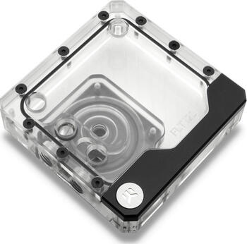 EK Water Blocks Kinetic FLT 120 DDC Pumpe-Behälter- Kombination Schwarz, Transparent