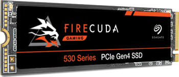 2.0 TB SSD Seagate FireCuda 530R+Rescue, M.2/M-Key (PCIe 4.0 x4), lesen: 7400MB/s, schreiben: 6900MB/s TBW: 2.4PB