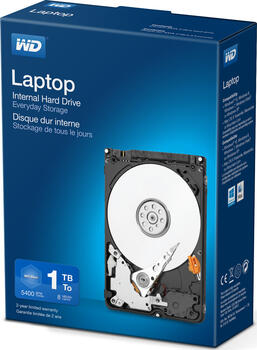 1.0 TB HDD WD Laptop Mainstream, 6,4cm/ 2.5 Zoll SATA-Festplatte