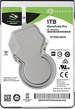 1.0 TB HDD Seagate BarraCuda Pro SATA 6Gb/s-Festplatte 