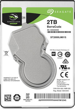 2.0 TB HDD Seagate BarraCuda Compute SATA 6Gb/s-Festplatte 