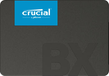 2.0 TB SSD Crucial BX500, SATA 6Gb/s, lesen: 540MB/s, schreiben: 500MB/s, TBW: 720TB