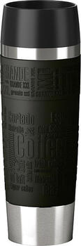 0.5l Emsa Travel Mug Grande Isolierbecher schwarz 