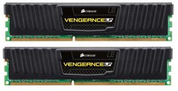 DDR3RAM 2x 4GB DDR3-1600 Corsair Vengeance LP schwarz, CL9-9-9-24 Kit