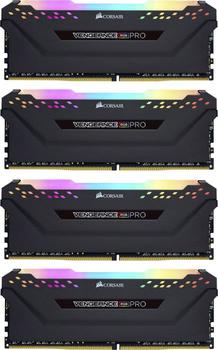 DDR4RAM 4x 8GB DDR4-3600 Corsair Vengeance RGB PRO schwarz DIMM, CL18-22-22-42 Kit