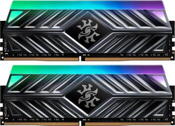 DDR4RAM 2x 8GB DDR4-3600 ADATA XPG Spectrix D grau RGB DIMM, CL17-18-18 Kit