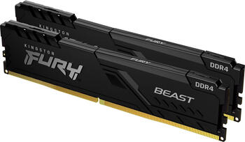 DDR4RAM 2x 8GB DDR4-3200 Kingston FURY Beast DIMM, CL16-18-18 Kit