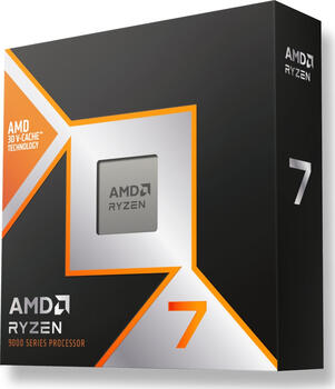 AMD Ryzen 7 9800X3D, 8C/16T, 4.70-5.20GHz, boxed ohne Kühler, Sockel AMD AM5 (LGA1718), Granite Ridge CPU