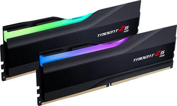 DDR5RAM 2x 16GB DDR5-7600 G.Skill Trident Z5 RGB schwarz DIMM on-die ECC, CL36-46-46-121 Kit