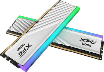 DDR5RAM 2x 24GB DDR5-6400 ADATA XPG LANCER BLADE RGB White DIMM on-die ECC, CL32-39-39 Kit