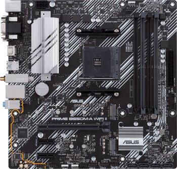 ASUS Prime B550M-A Wi-Fi 6, µATX Mainboard, 4x DDR4, max. 128GB, 1x VGA, 1x DVI-D, 1x HDMI 2.1