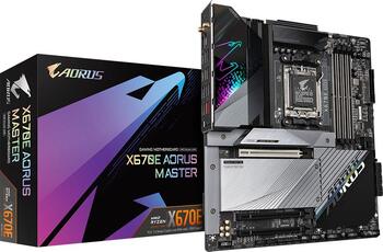 Gigabyte X670E AORUS Master, E-ATX Mainboard, 4x DDR5, HDMI 2.0, DisplayPort 1.4, USB-C 3.2 mit DP