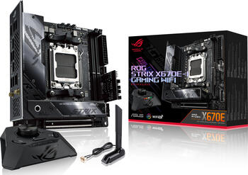 ASUS ROG Strix X670E-I Gaming Wi-Fi 6E, Mini-ITX Mainboard, 2x DDR5, max. 64GB, 1x HDMI 2.1, Bluetooth 5.2