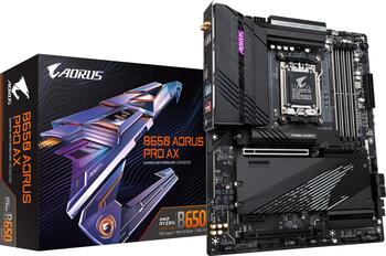 GIGABYTE B650 AORUS Pro AX, E-ATX Mainboard, 4x DDR5, max. 128GB, HDMI 2.0, USB-C 3.1, Wi-Fi 6E, Bluetooth 5.3