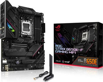 ASUS ROG Strix B650E-F Gaming Wi-Fi 6E, ATX Mainboard, 4x DDR5, max. 128GB, 1x HDMI 2.1, 1x USB-C 3.2, 1x USB-C 3.1