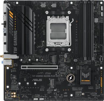 ASUS TUF Gaming A620M-Plus Wi-Fi 6, µATX Mainboard, 4x DDR5, max. 192GB, 1x HDMI 2.1