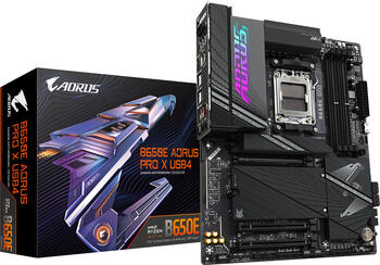 GIGABYTE B650E AORUS Pro X USB4, 4x DDR5 max. 192GB, HDMI 2.1, DisplayPort 1.4, 2x USB4 mit DP 1.4