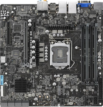 ASUS WS C246M Pro, µATX Mainboard, 4x DDR4, max. 128GB, 1x VGA, 1x HDMI 1.4