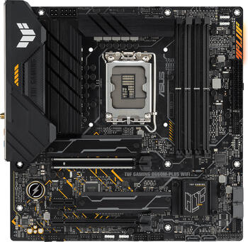 ASUS TUF Gaming B660M-Plus Wi-Fi 6 , Sockel 1700, µATX-Mainboard, 4x DDR5 max. 128GB, HDMI 2.1, DP 1.4