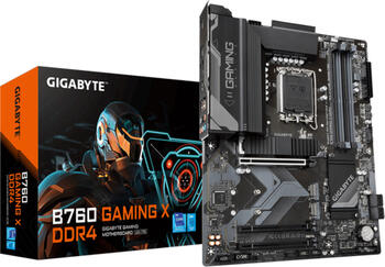 GIGABYTE B760 Gaming X DDR4, Sockel 1700, ATX-Mainboard, 4x DDR4 max. 128GB, HDMI 2.0, 1x DisplayPort 1.2