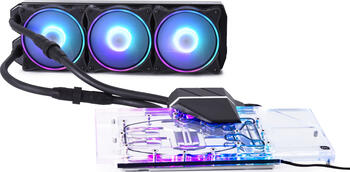 Alphacool Eisblock Aurora Acryl GPX-A AMD Radeon RX 6800XT/6900XT Gaming OC mit Backplate