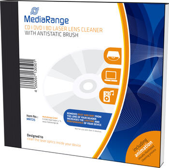 MediaRange CD/ DVD-Linsenreinigungs-Kit 