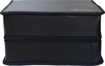 MediaRange CD/DVD Tasche bis 400 Stück schwarz 