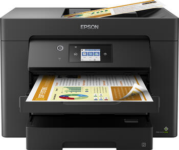 Epson WorkForce WF-7830DTWF, WLAN, Tinte, mehrfarbig Multifunktionsgerät, Drucker/Scanner/Kopierer/Fax