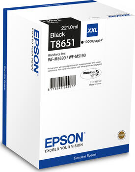 Epson Tinte 86 XXL schwarz 10k Seiten original Tinte 