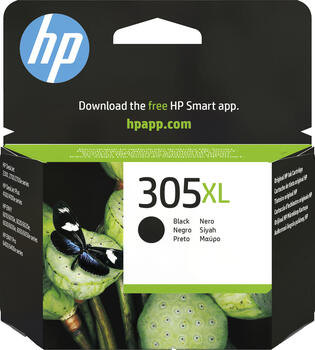 HP Druckkopf mit Tinte 305 XL schwarz Kapazität: 4ml (240 Seiten)