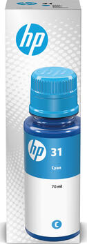 HP Tinte 31 cyan Original-Nachfüllflasche, 70ml 