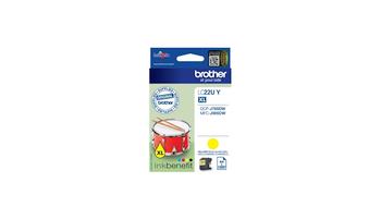 Brother LC22UY Tinte gelb Original 1200 Seiten