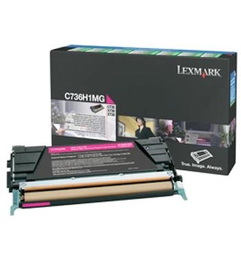 Lexmark C736H1MG Return Toner magenta originaler Toner 