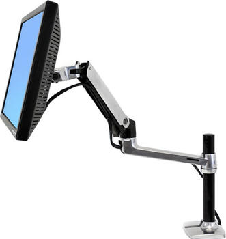 Ergotron LX LCD Arm für Tischmontage, hoher Pfahl bis 32 Zoll