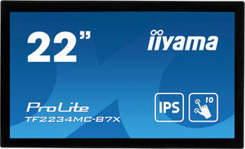 21.5 Zoll iiyama ProLite TF2234MC-B7X, 54.6cm TFT, 8ms, VGA, HDMI, DisplayPort