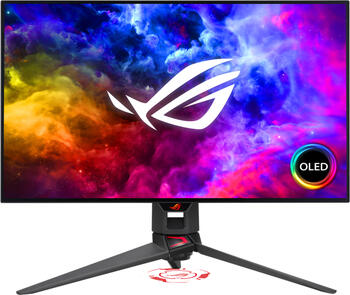 26.5 Zoll ASUS ROG Swift OLED PG27AQDM, 67.3cm TFT, 240Hz, G-Sync, FreeSync, 0.03ms (GtG), 2x HDMI 2.0, DP 1.4