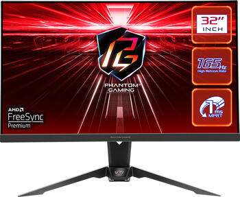 31.5 Zoll ASRock Phantom Gaming PG32QF2B, 80.0cm TFT, 165Hz, FreeSync, 6ms (GtG), 1ms (MPRT), 2x HDMI 2.0, DP