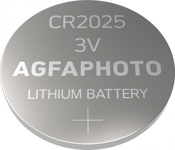 AgfaPhoto Lithium 3V CR 2025 Knopfzelle 