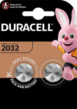 Duracell CR2032, Lithium, 3V Knopfzelle 2er-Pack 