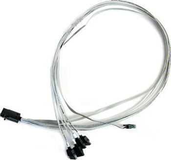 0.8m Adaptec I-HDmSAS-4SATA-SB.8m, 4-fach HD SAS Kabel 