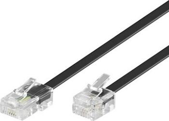 Goobay TEL RJ11-RJ45, 3m RJ11 M RJ45 M Schwarz 