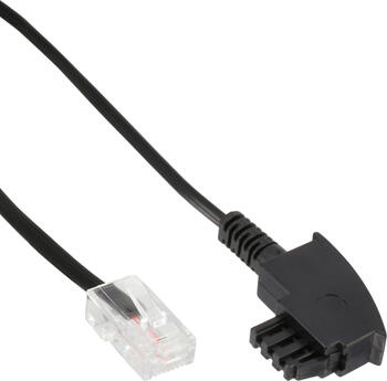 2m TAE-F Kabel für DSL-Router, TAE-F Stecker an RJ45 InLine