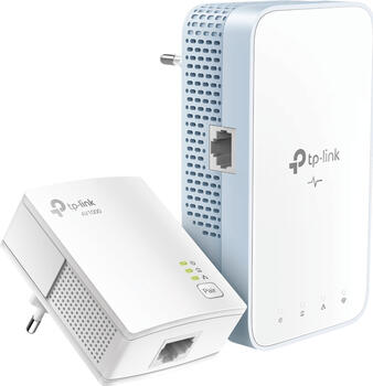 TP-Link AV1000 AC750 Gigabit-WLAN Powerline Extender Kit, 2er-Bundle, 1x HomePlug AV2 (1000Mb/s, 128bit AES, 2 Geräte)