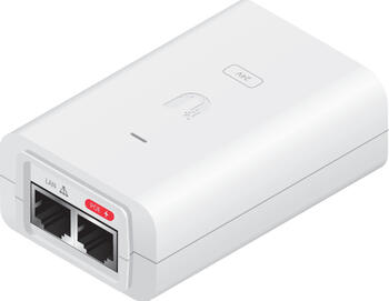 Ubiquiti Desktop PoE-Injektor, 1x RJ-45, 12W passiv PoE 24V, weiß