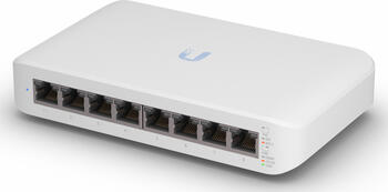 Ubiquiti UniFiSwitch Lite 8 Desktop Gigabit Managed Switch, 8x RJ-45, 52W PoE+, Backplane: