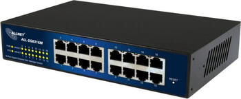 Allnet SG83 Desktop Gigabit Smart Switch, 16x RJ-45, Backplane: 32Gb/s