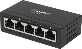 ALLNET Switch unmanaged Layer2 5 Port Switch 390W, 24x PoE+, 4x SFP, Lüfterlos